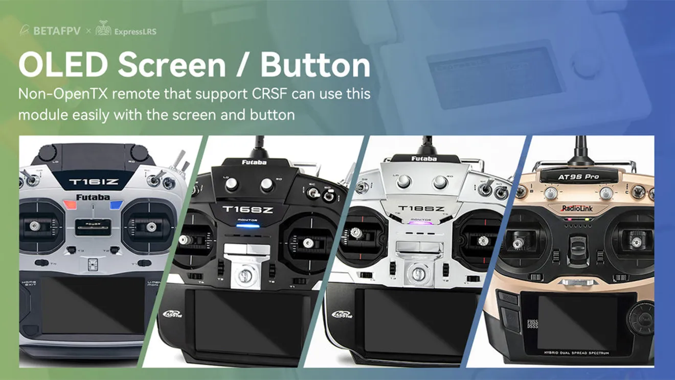 elrs micro tx module oled
