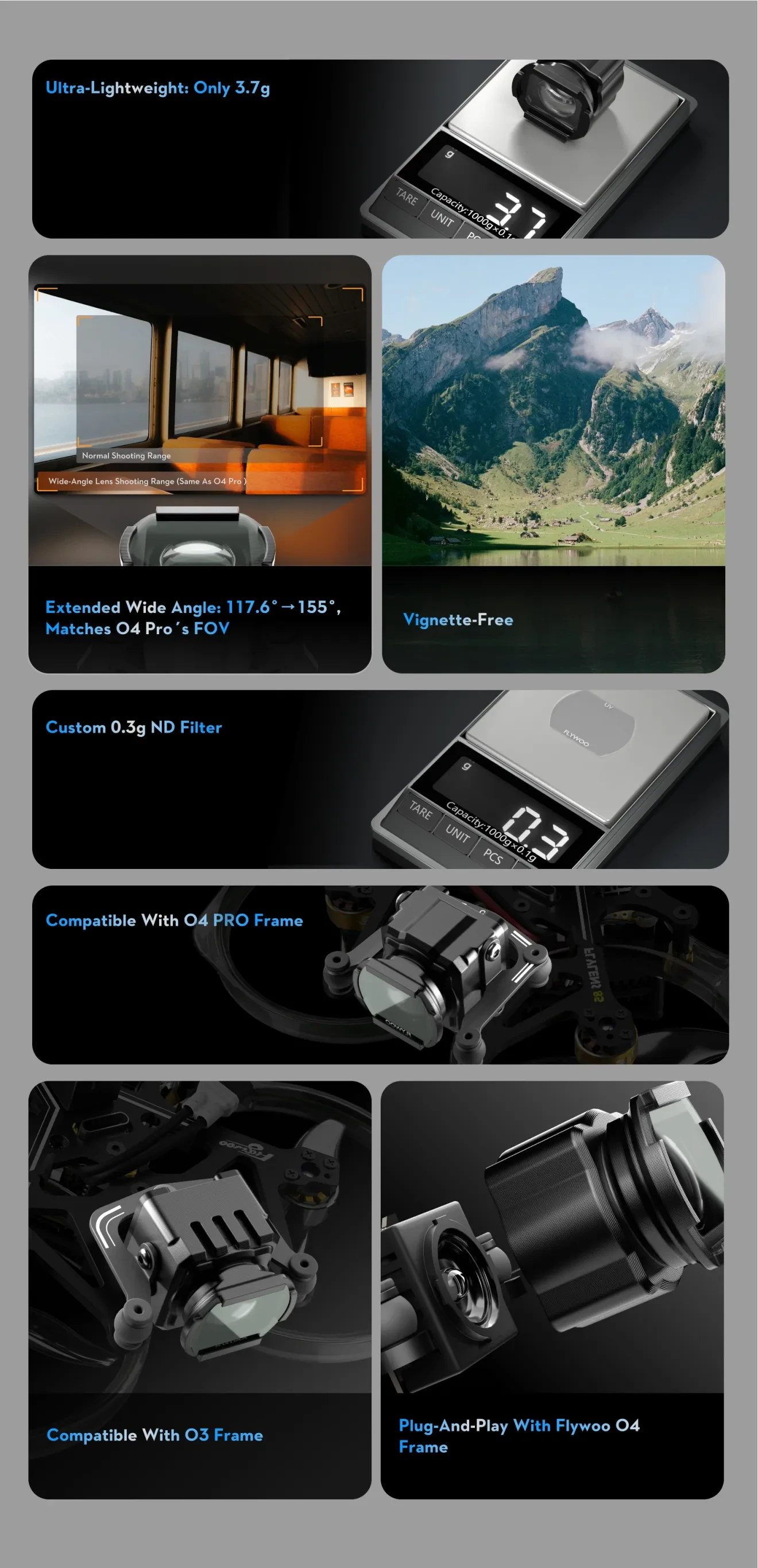Flywoo DJI O4 Lite Wide Angle Lens