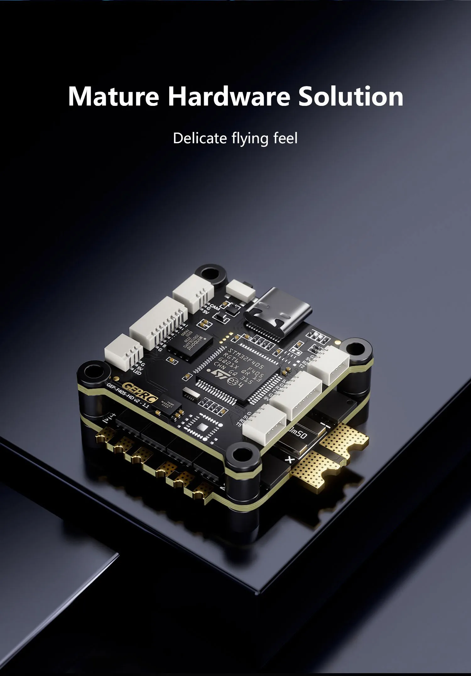 GEPRC TAKER F405 BLS 50A Stack hardware