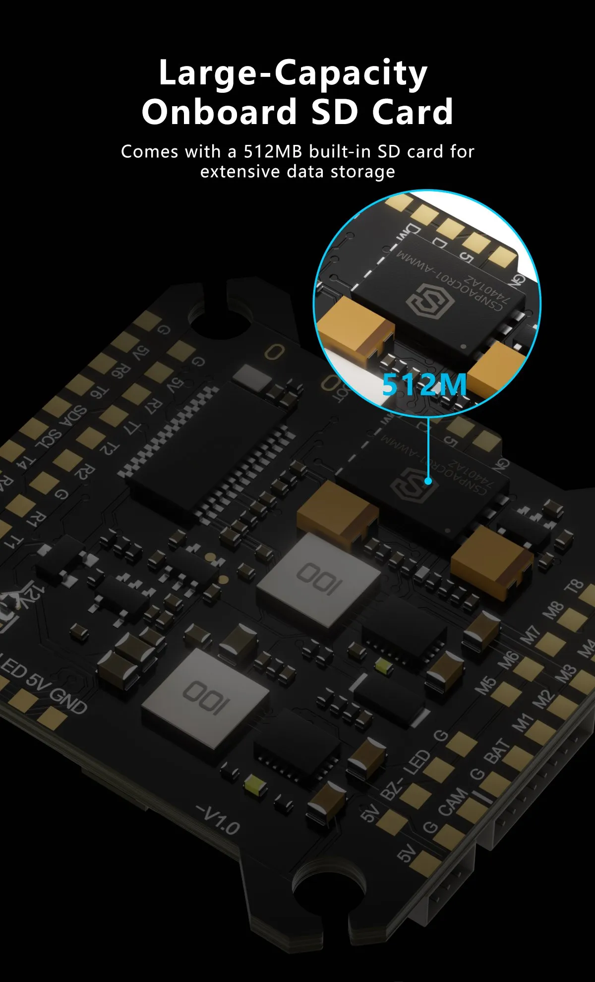 GEPRC TAKER F745 BT 8Bit 60A STACK description6