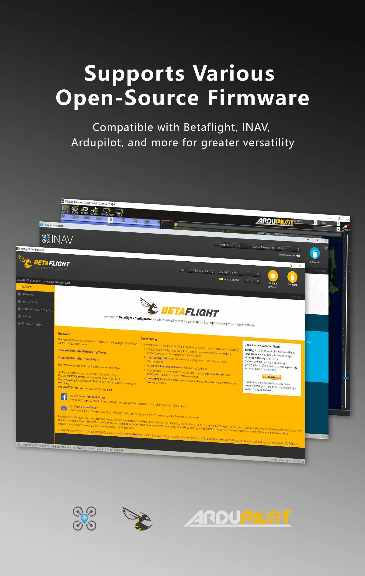 GEPRC TAKER F745 BT 8Bit 60A STACK description8