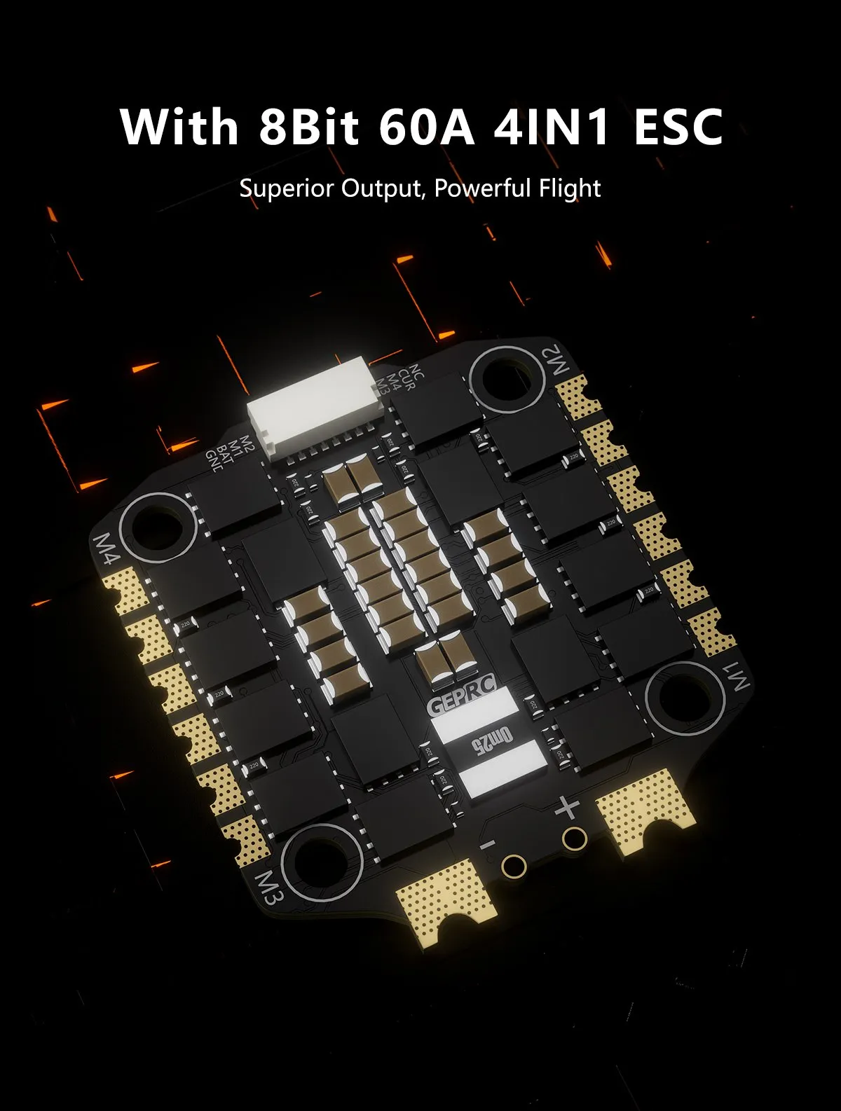 GEPRC TAKER F745 BT 8Bit 60A STACK description9