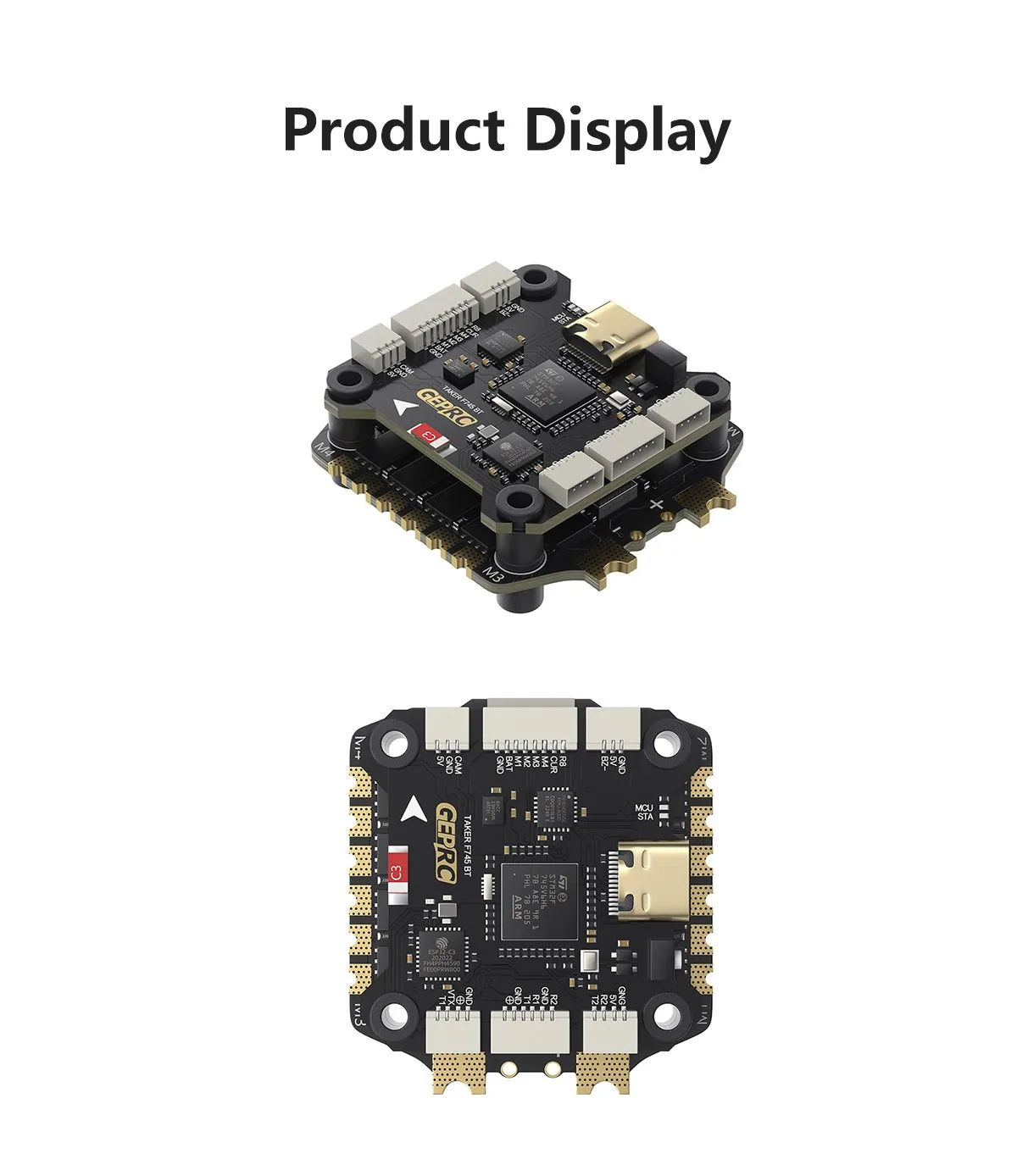 GEPRC TAKER F745 BT 8Bit 60A STACK display1