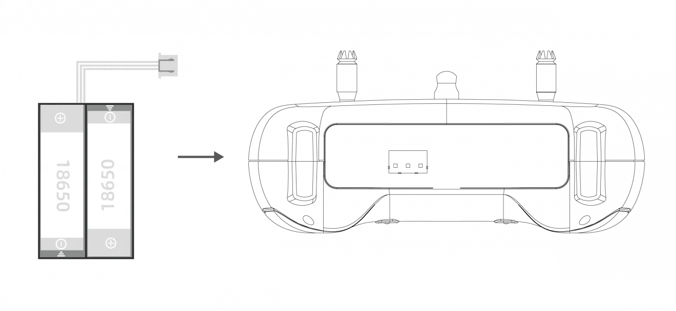 GEPRC Tiny Radio battery