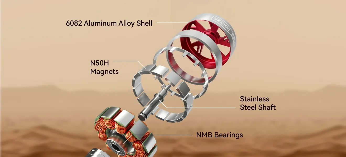 MEPS SZ2104 long range ultralight motor material pc