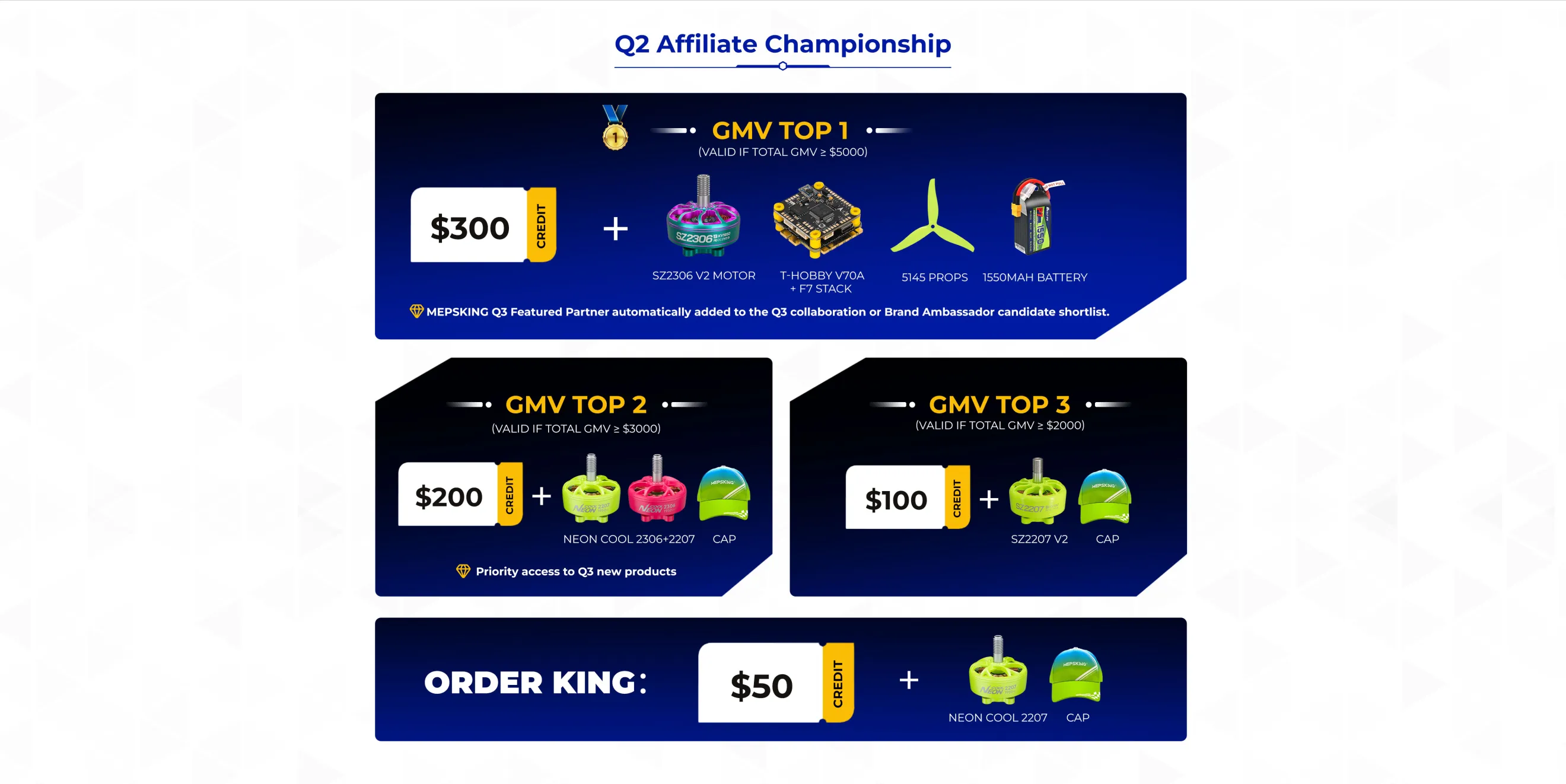 mepsking affiliate event clearance prize