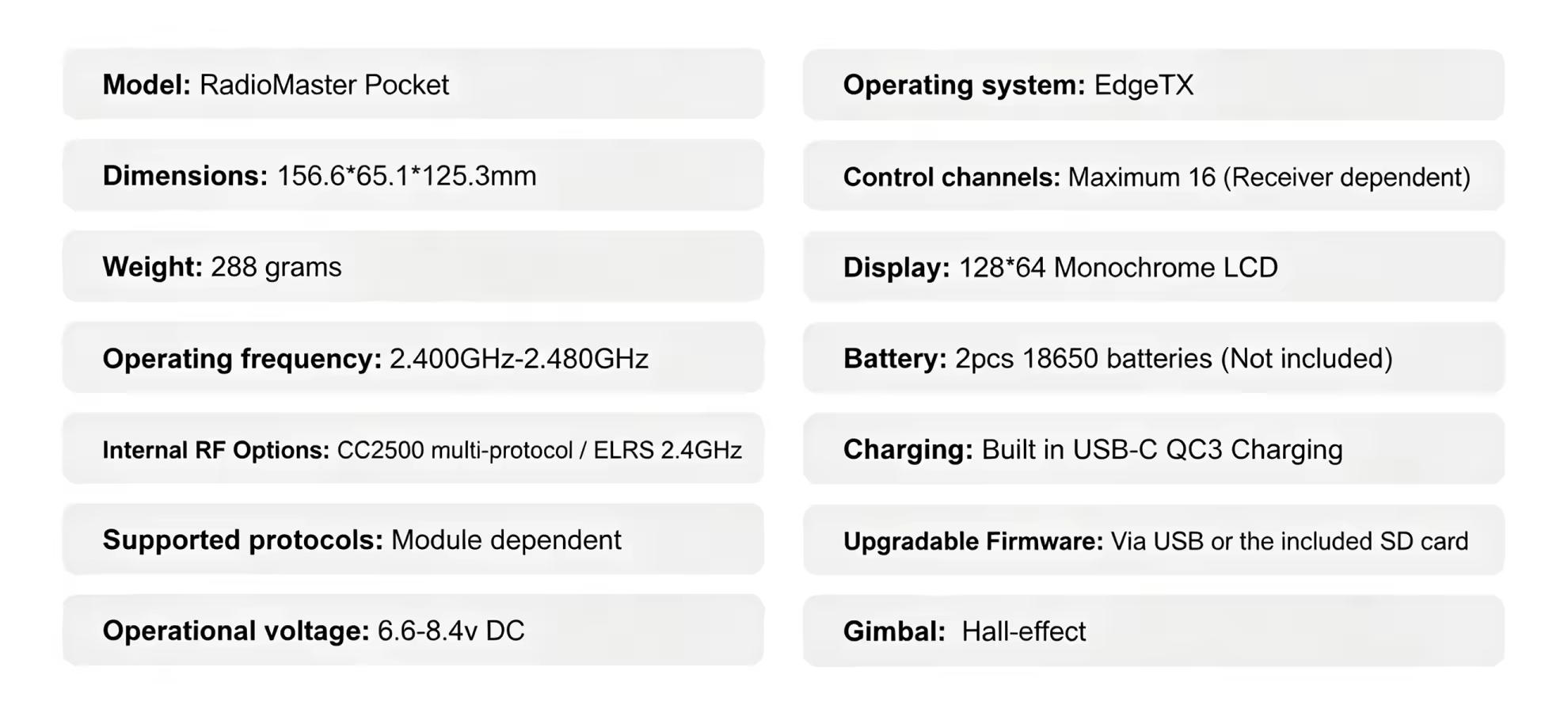 RadioMaster TX12 MKII Radio Controller with 16CH Hall Gimbals ELR 02