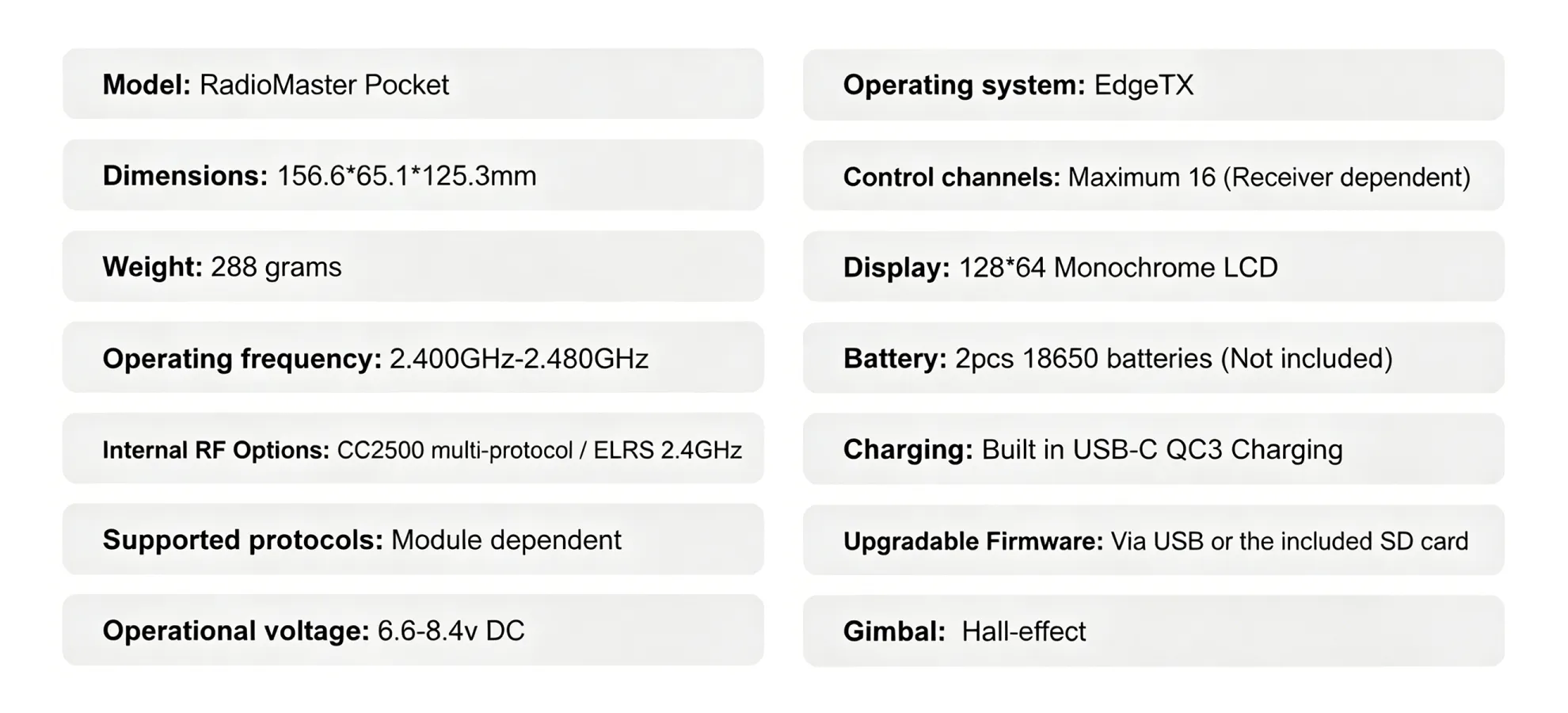 RadioMaster TX12 MKII Radio Controller with 16CH Hall Gimbals ELR 02