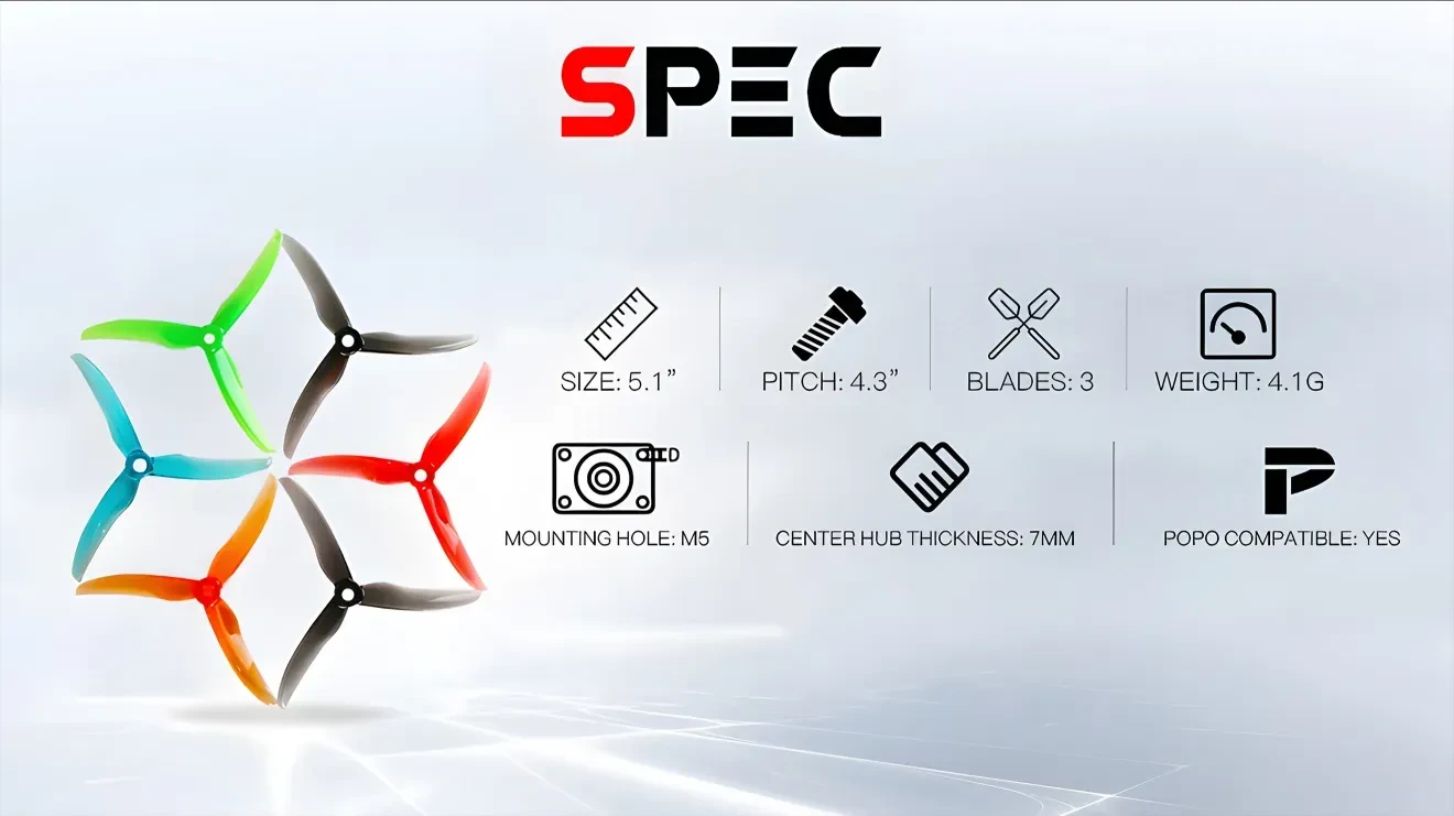 T5143S FPV Drone Propellers