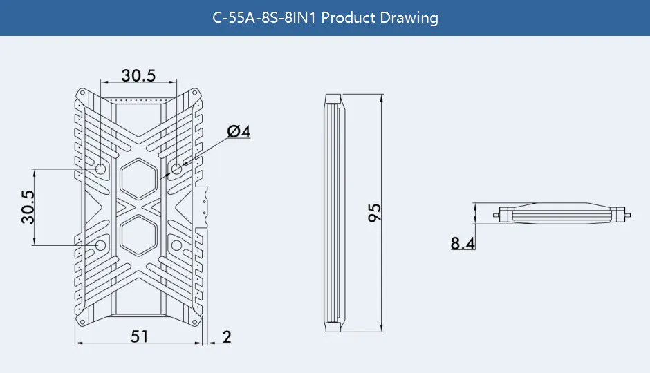TMOTOR CINE55A 8S 8IN1 32BIT'S CHART