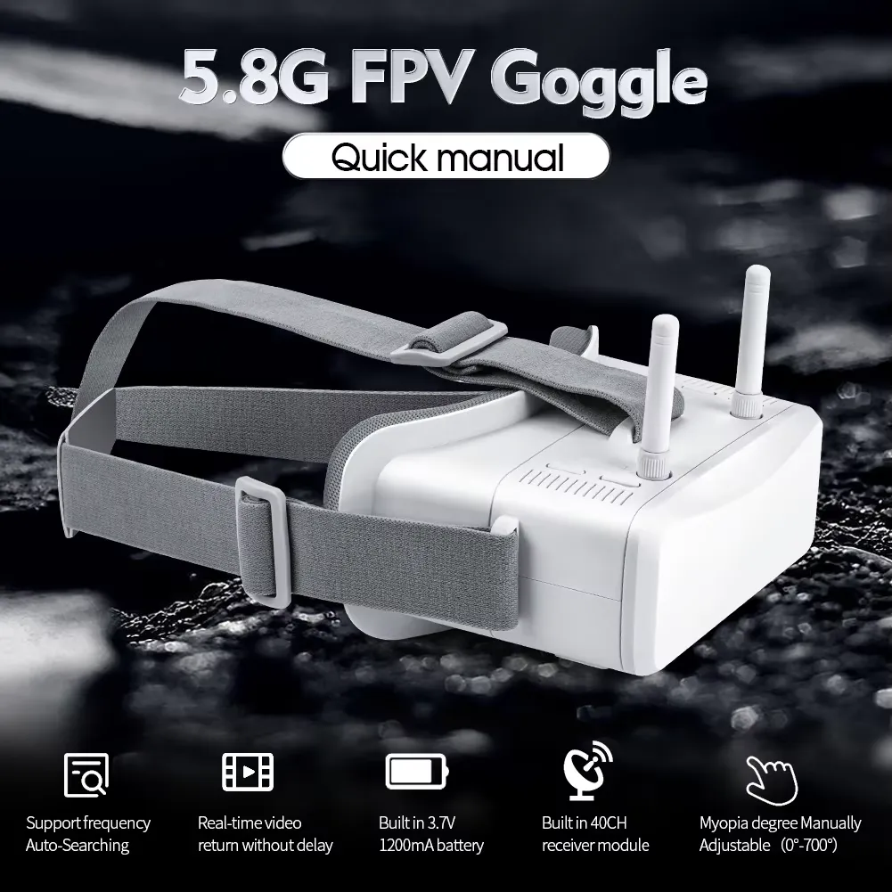 VR100 58G FPV Goggles 11