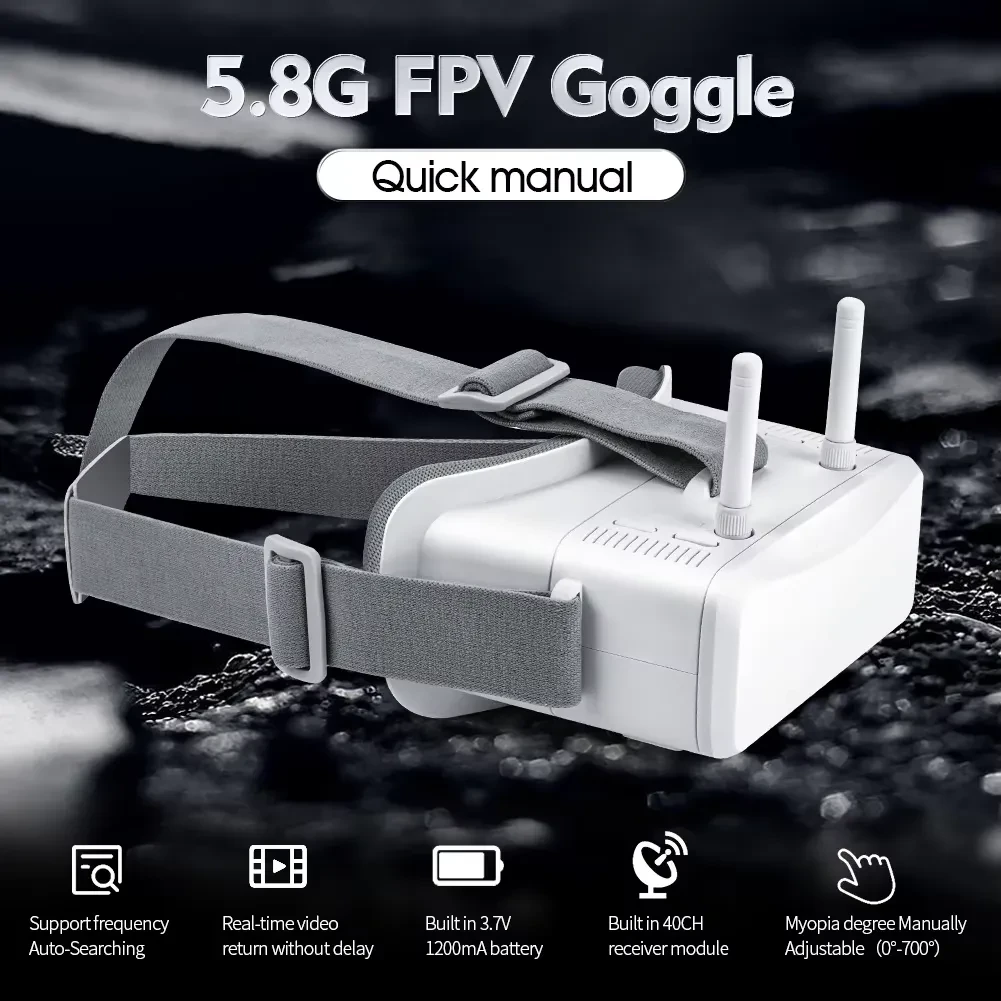 VR100 58G FPV Goggles 11