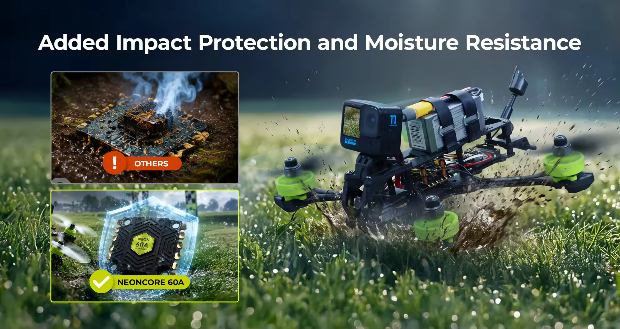 added impact protection and moisture resistance pc