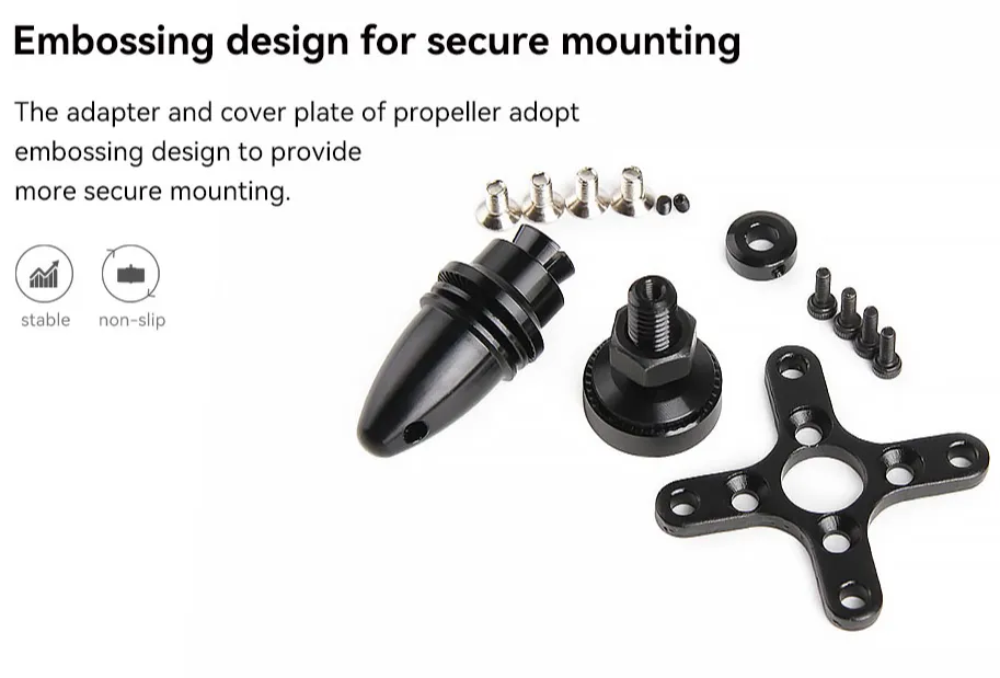 T-Motor AT2317 Fix Wing Motor embossing design