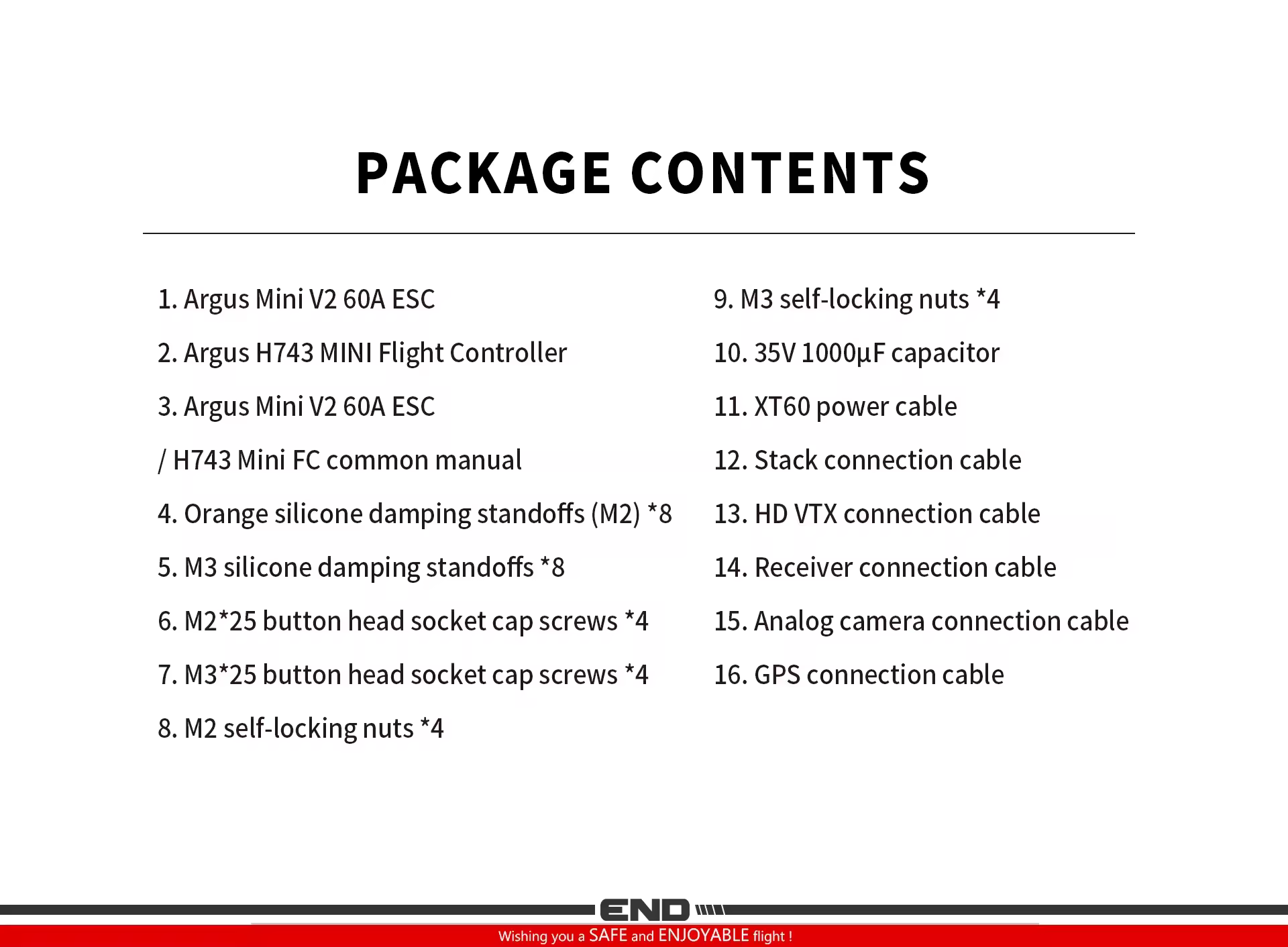 axisflying argus mini h743 stack package details