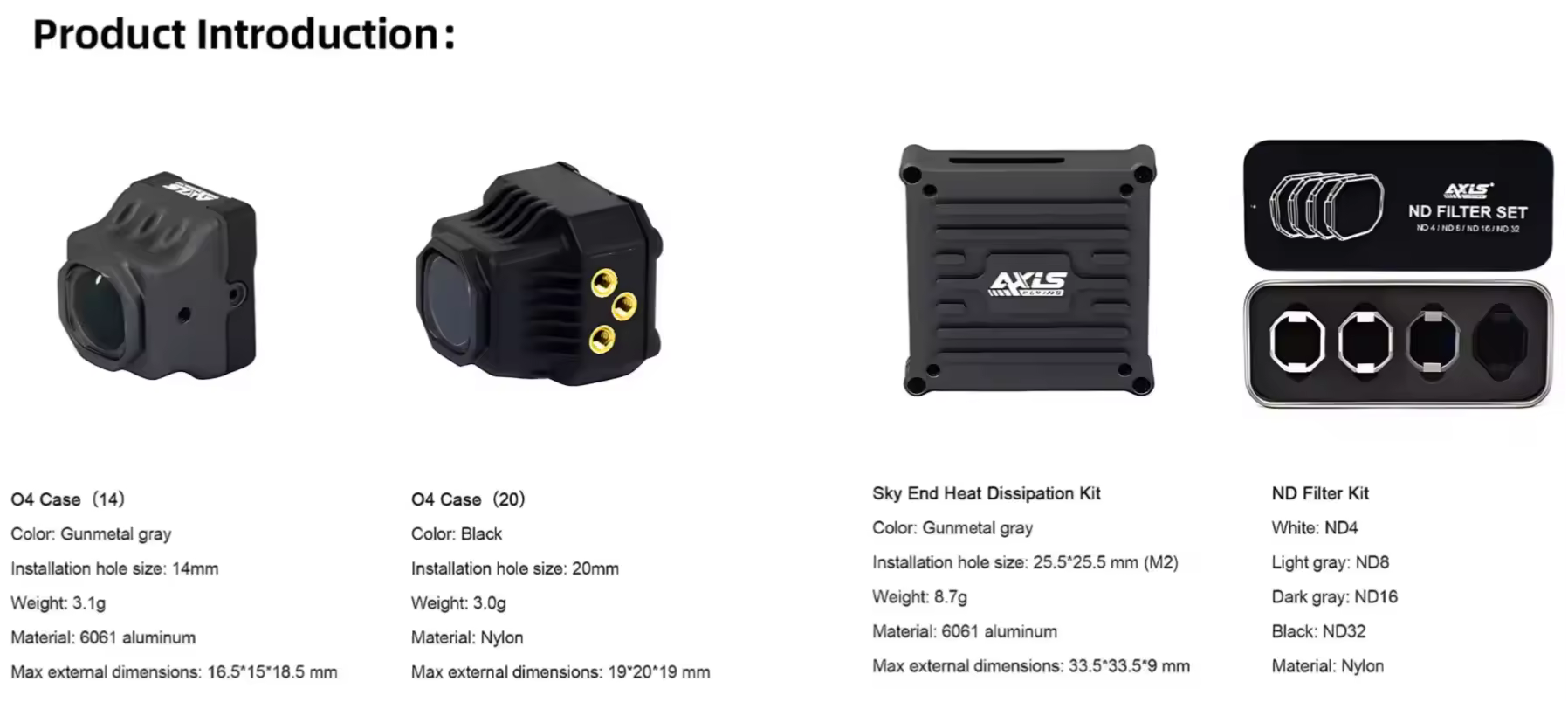 axisflying dji o4 lite modification part