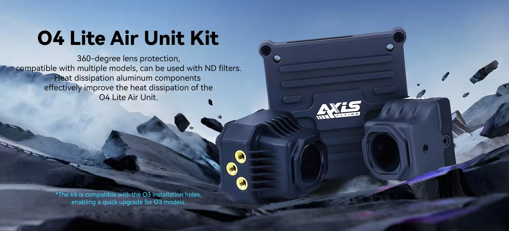 axisflying lens modification kit for dji o4 lite