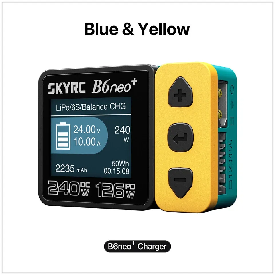 b6beo smart charger blue yellow