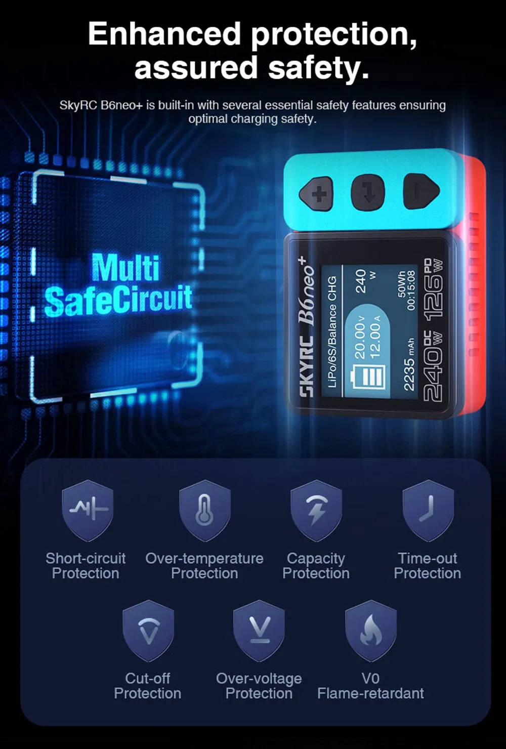 b6neo charger enhanced protection