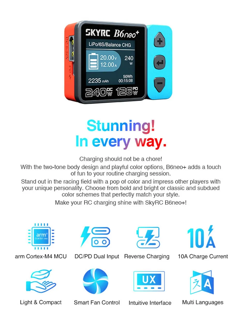 b6neo smart charger stunning every way