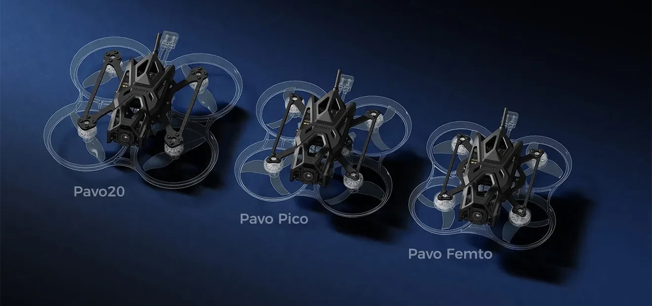 beta pavo femto brushless whoop frame