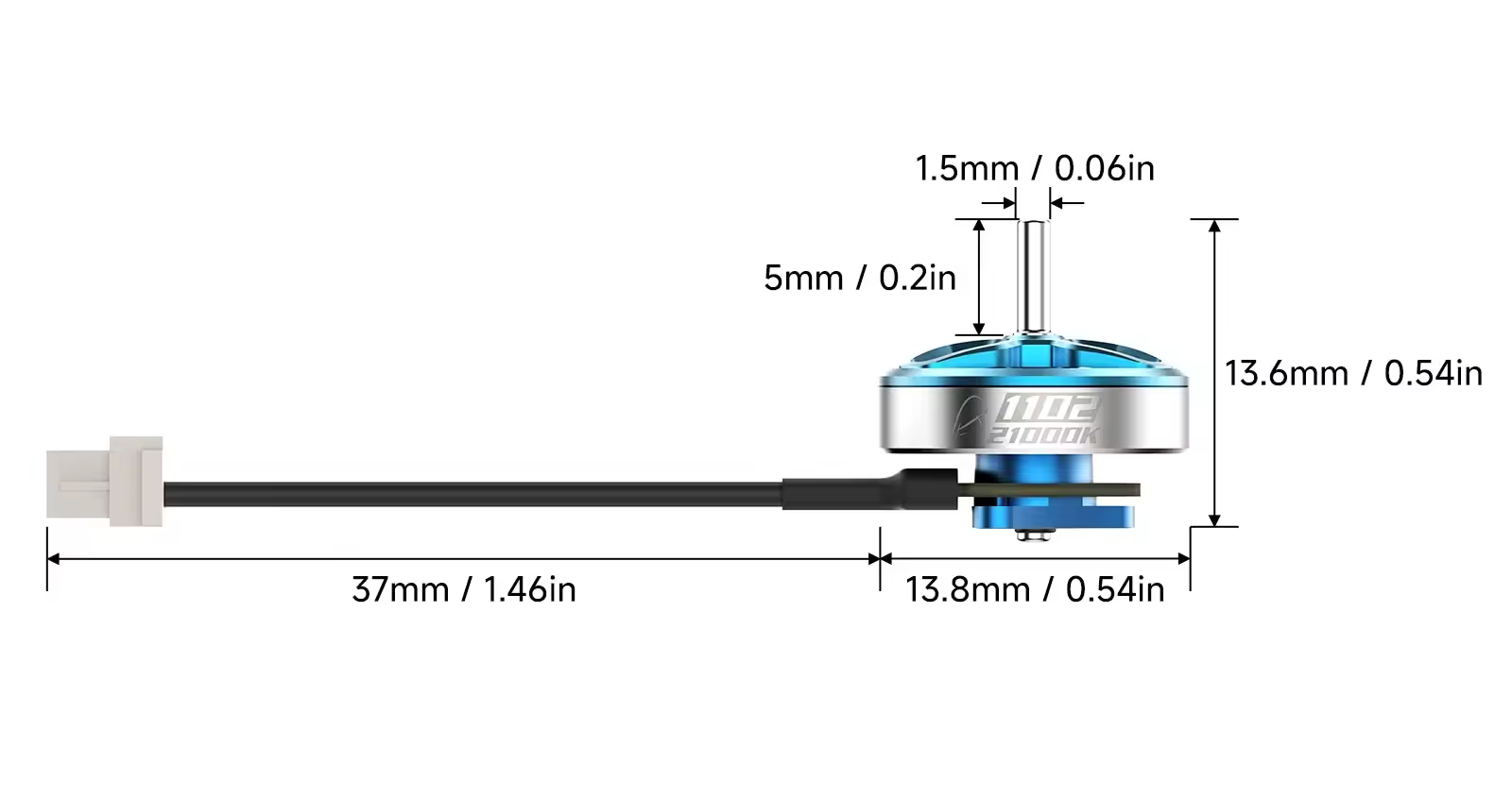 betafpv 1102 brushless motors 2026 diagram