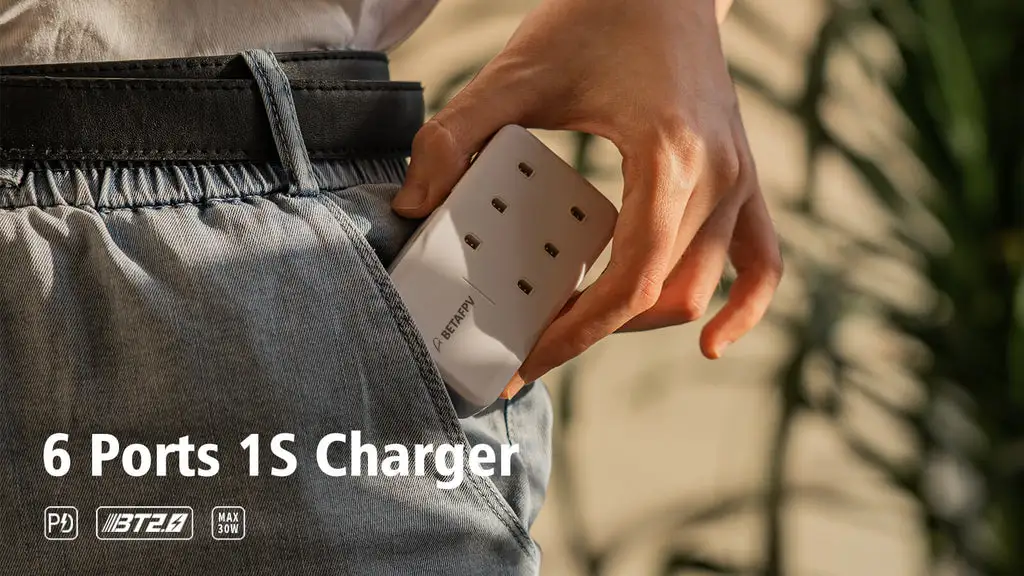 betafpv 6 ports 1s battery charger adapter bt2.0 ph2.0 show