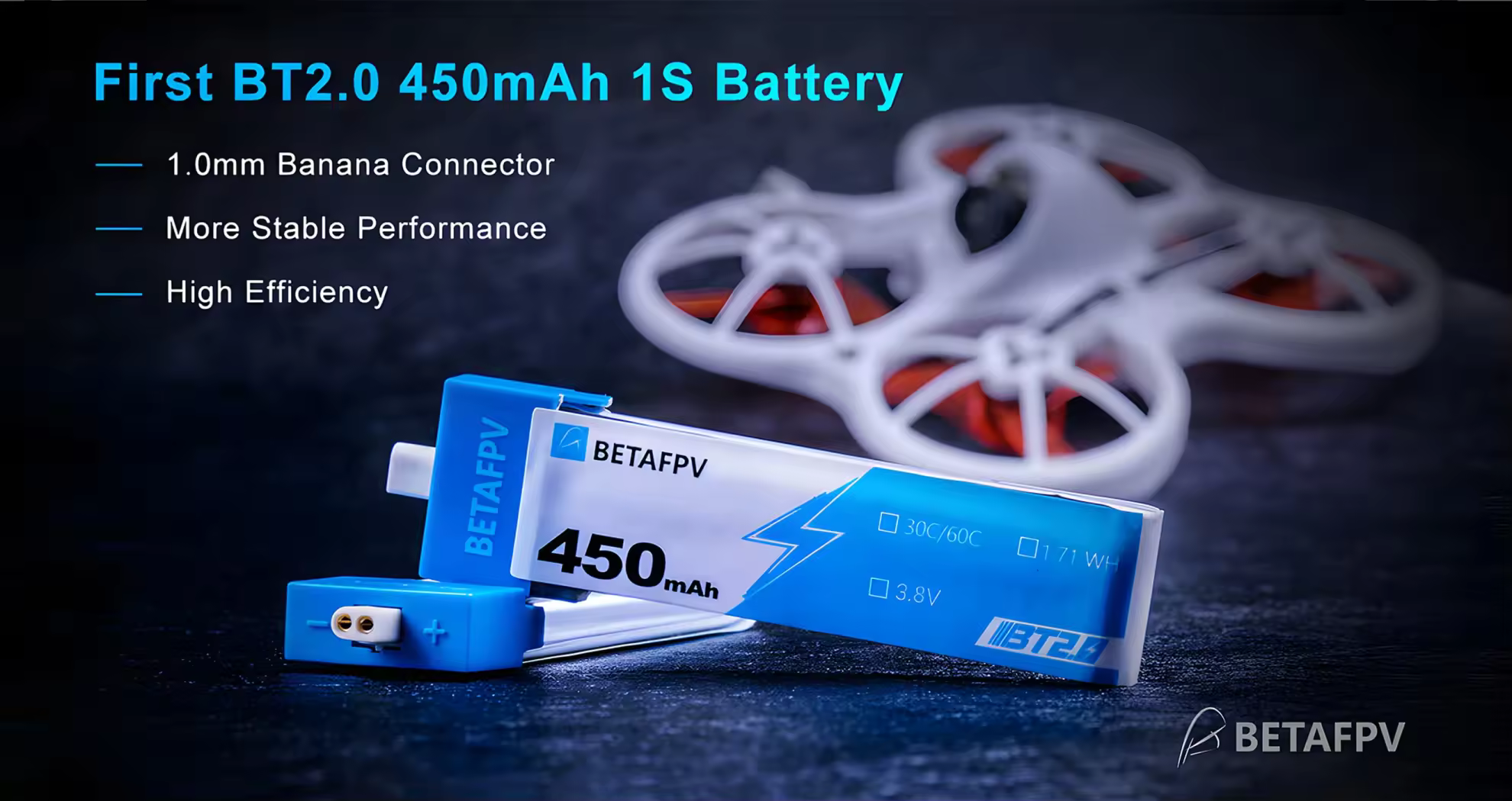 betafpv bt20 450mah 1s 30c battery show
