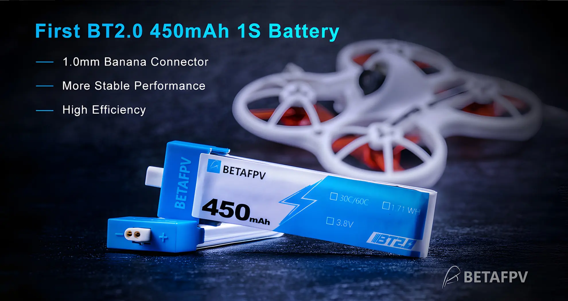 betafpv bt20 450mah 1s 30c battery show