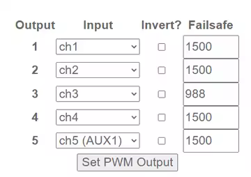 betafpv elrs micro receiver output