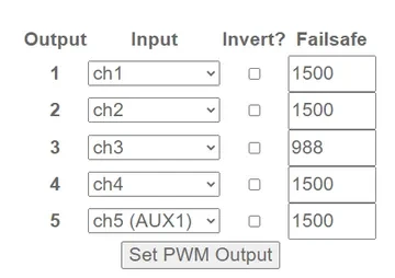 betafpv elrs micro receiver output