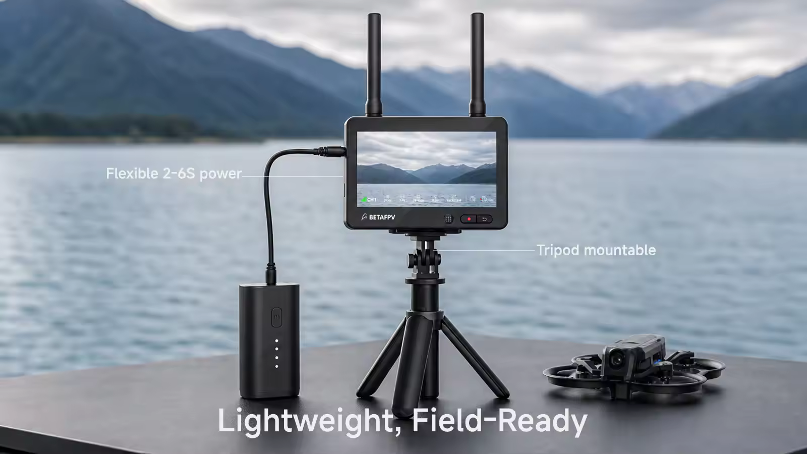 betafpv first p1 artlynk vrx fpv monitor lightweight