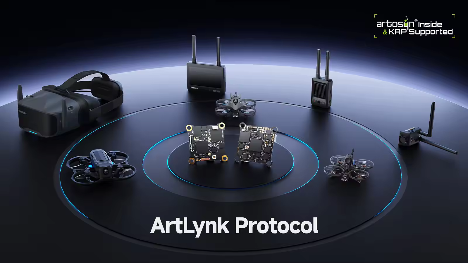 betafpv first p1 artlynk vrx fpv monitor protocal