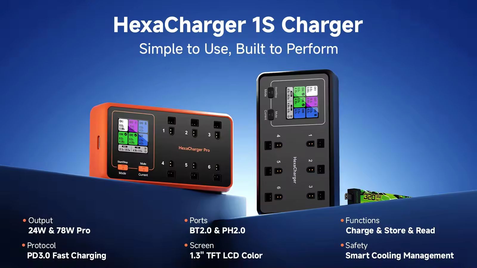betafpv hexacharger 1s charger features