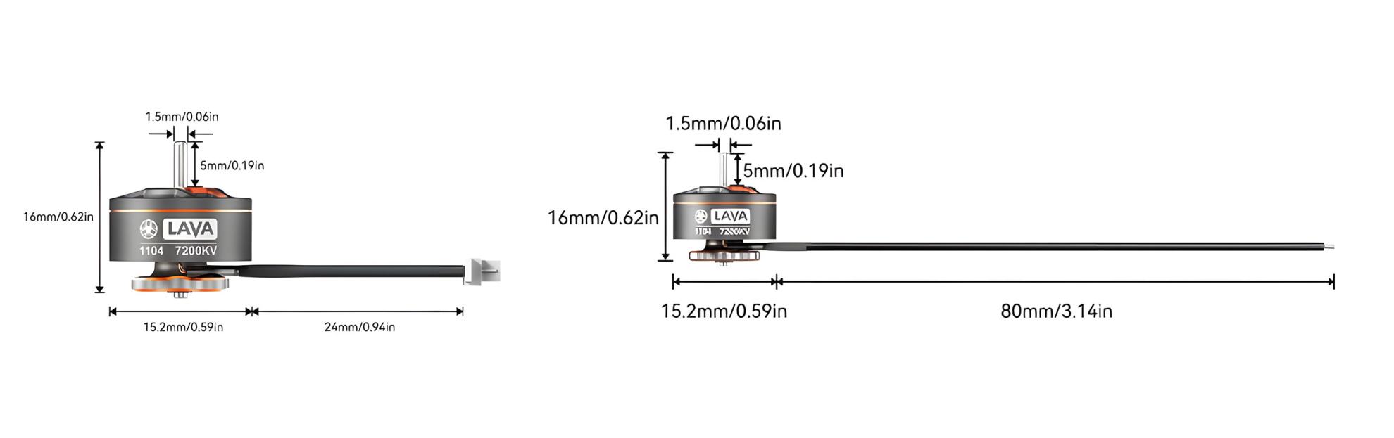 betafpv lava series 1104 brushless motors diagram