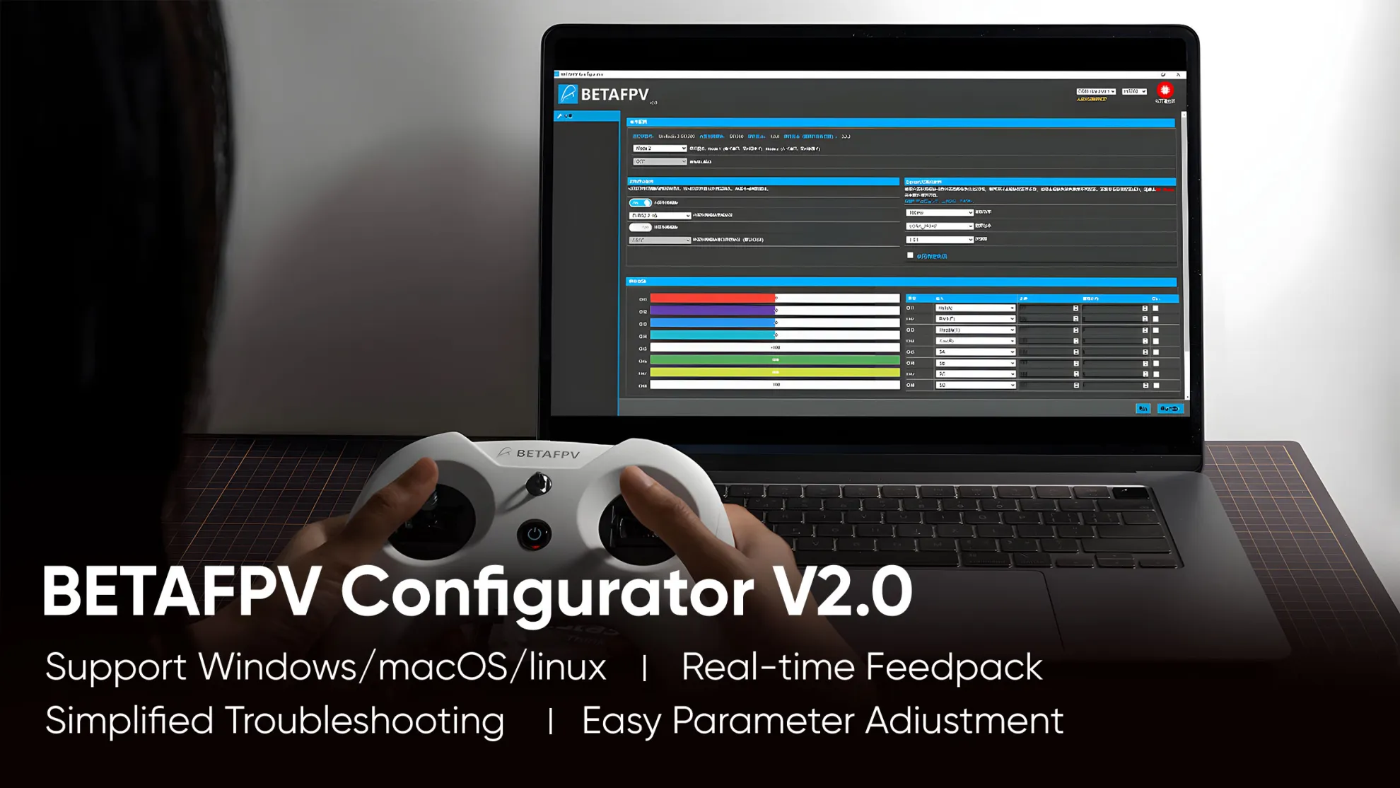 betafpv literadio 2 se radio transmitter range configurator
