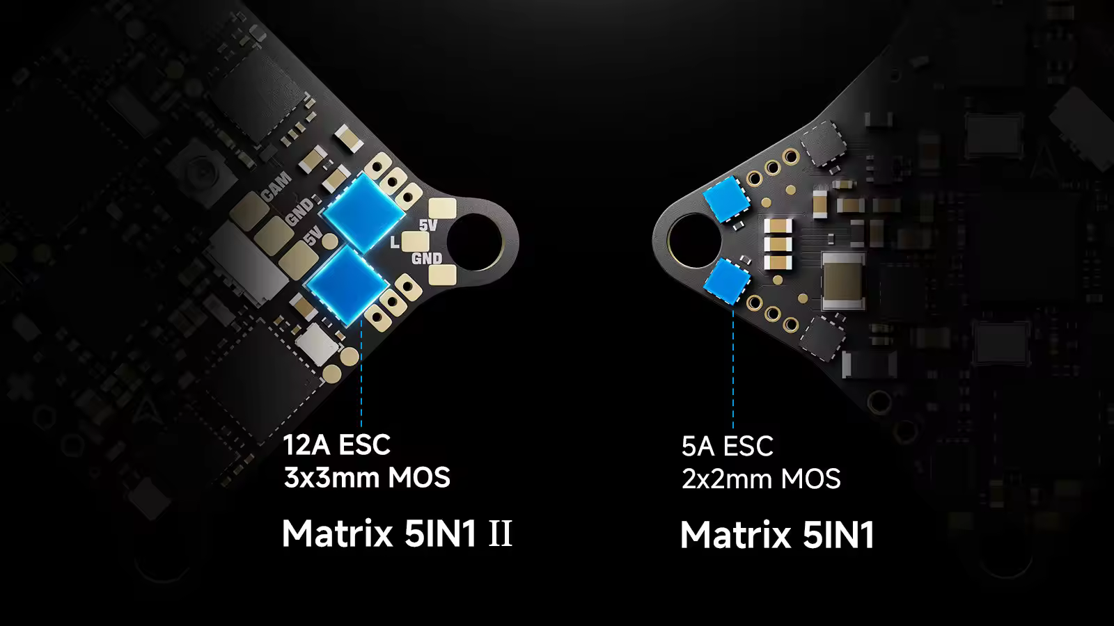 betafpv matrix 1s brushless flight controller 5in1 ii for whoop 12a esc