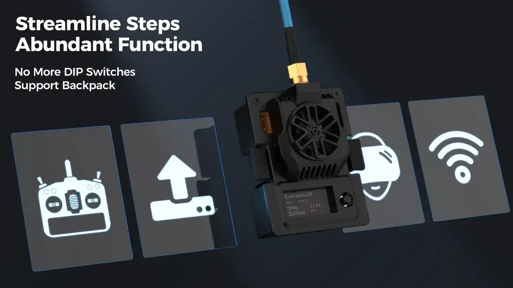 Betafpv micro tx v2 module abundant function