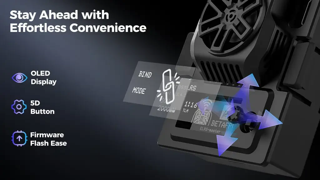 Betafpv micro tx v2 module effortless convenience
