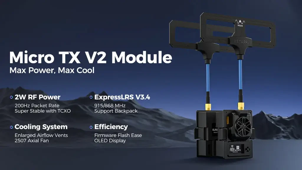 Betafpv micro tx v2 module selling point