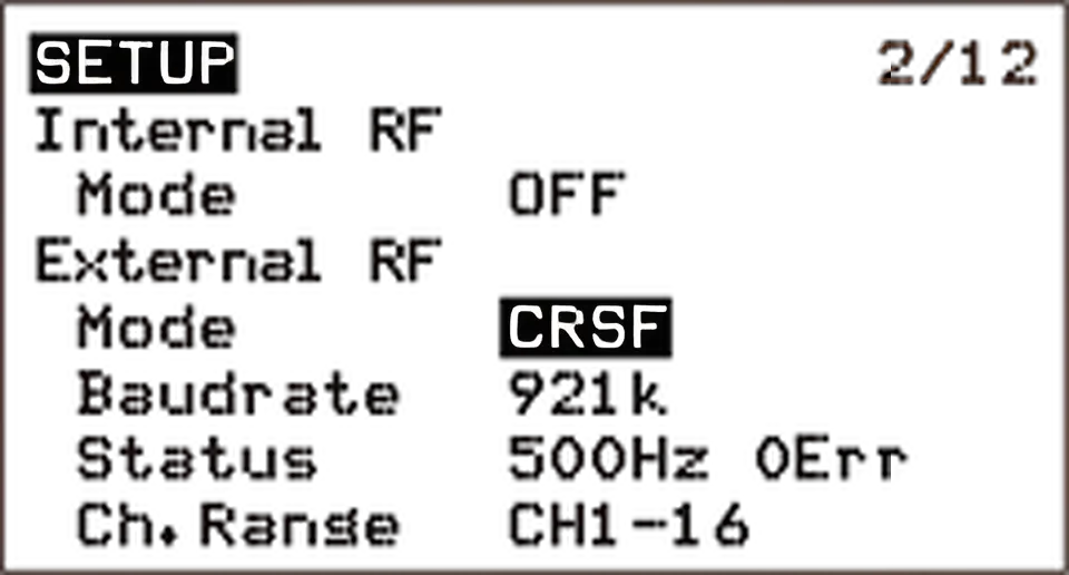 Betafpv micro tx v2 module basic configuration crsf product