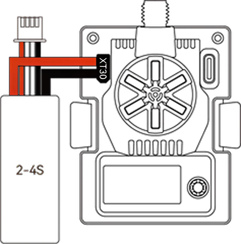 Betafpv micro tx v2 module basic configuration external battery