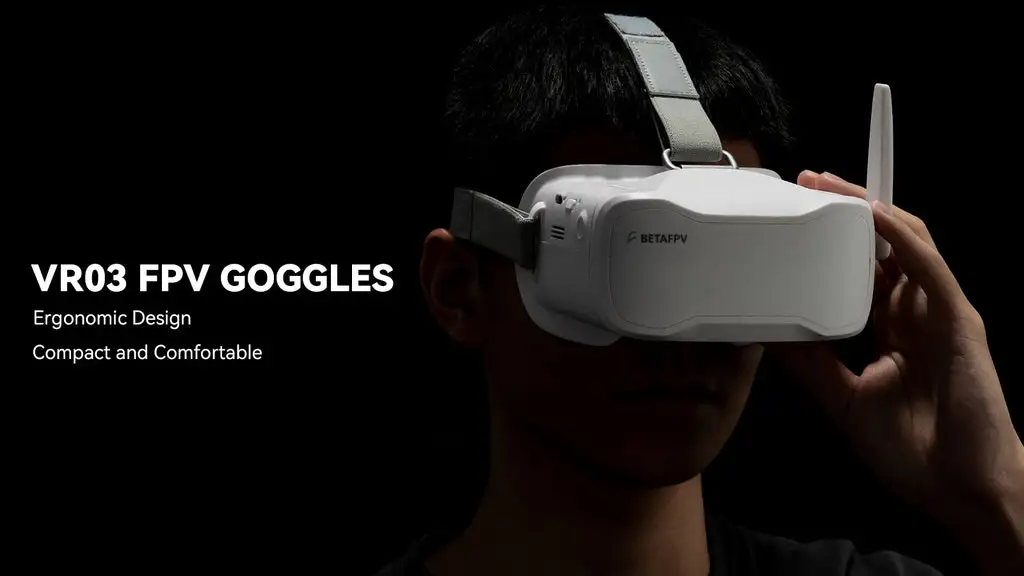 betafpv vr03 fpv goggles ergonmic design