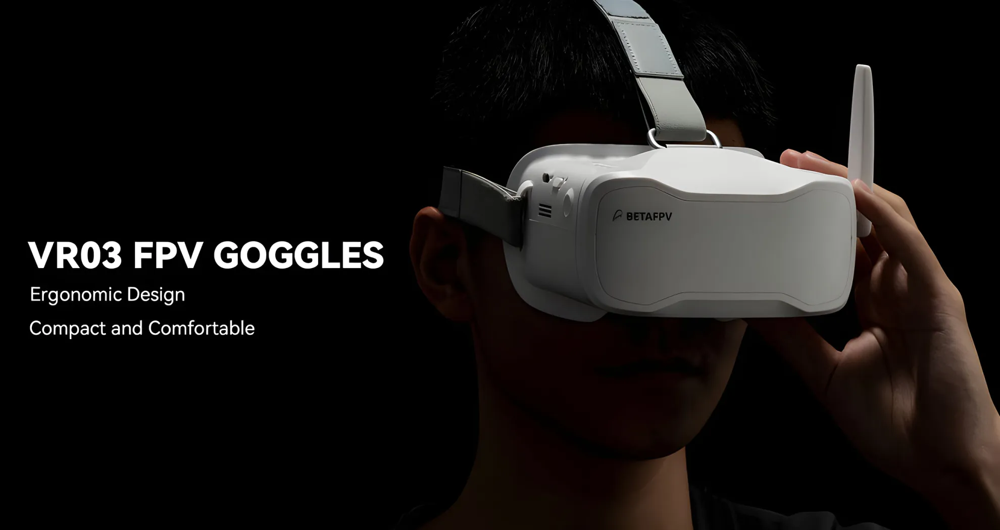 betafpv vr03 fpv goggles lightweight and comfortable fit pc