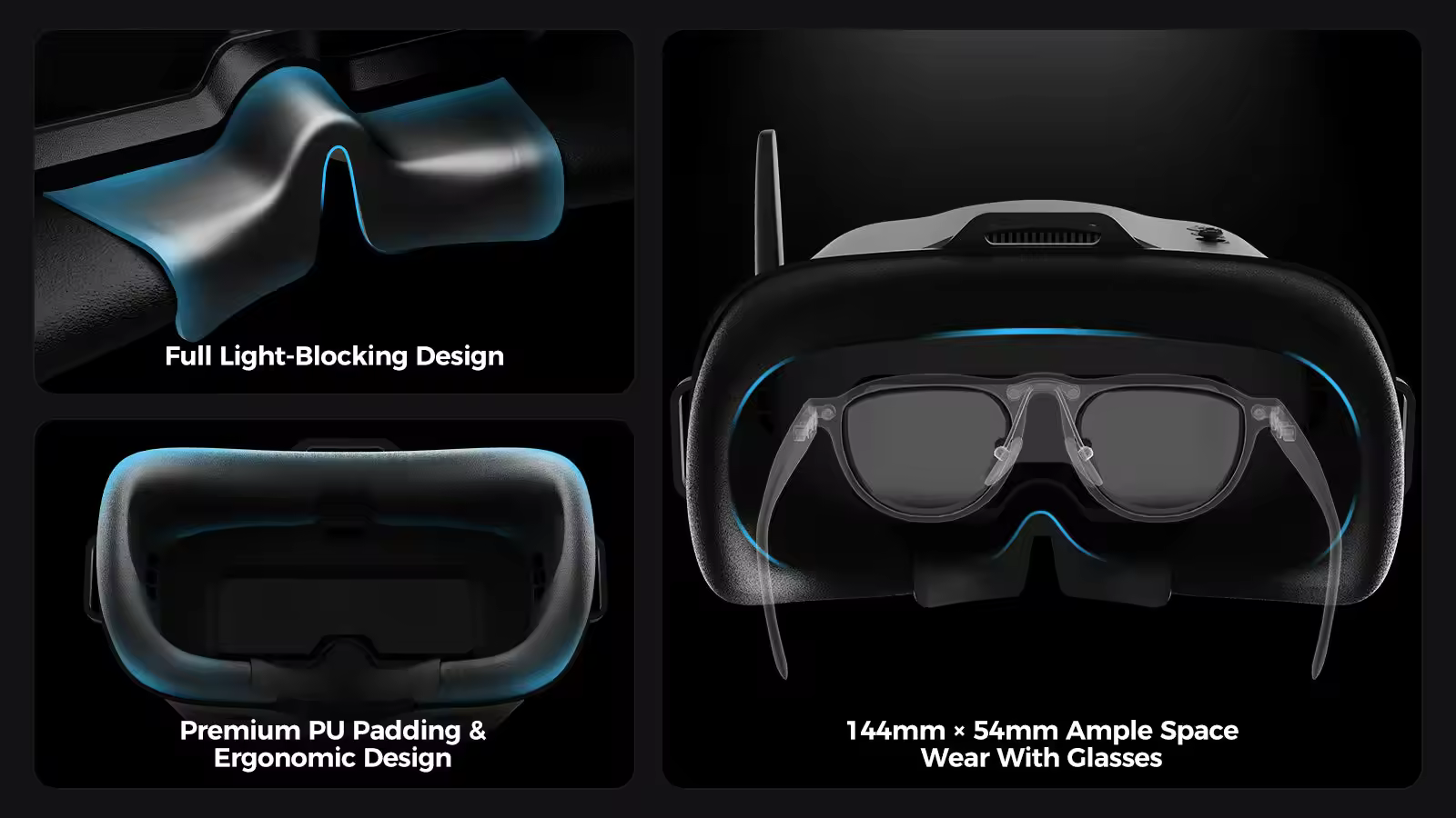 betafpv vr04 fpv goggles detail