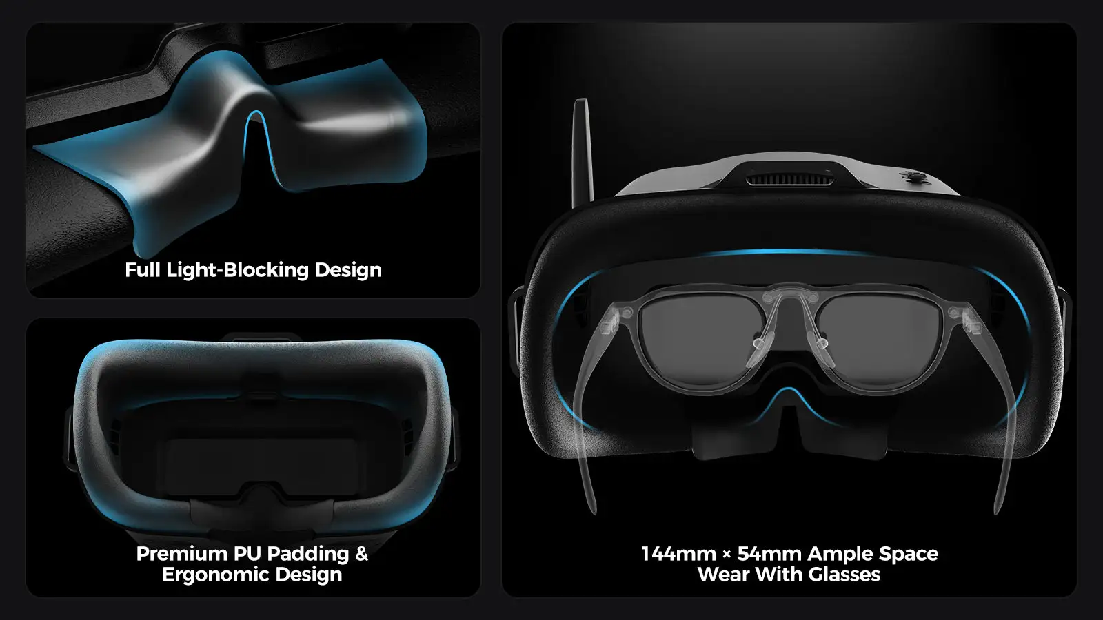 betafpv vr04 fpv goggles detail