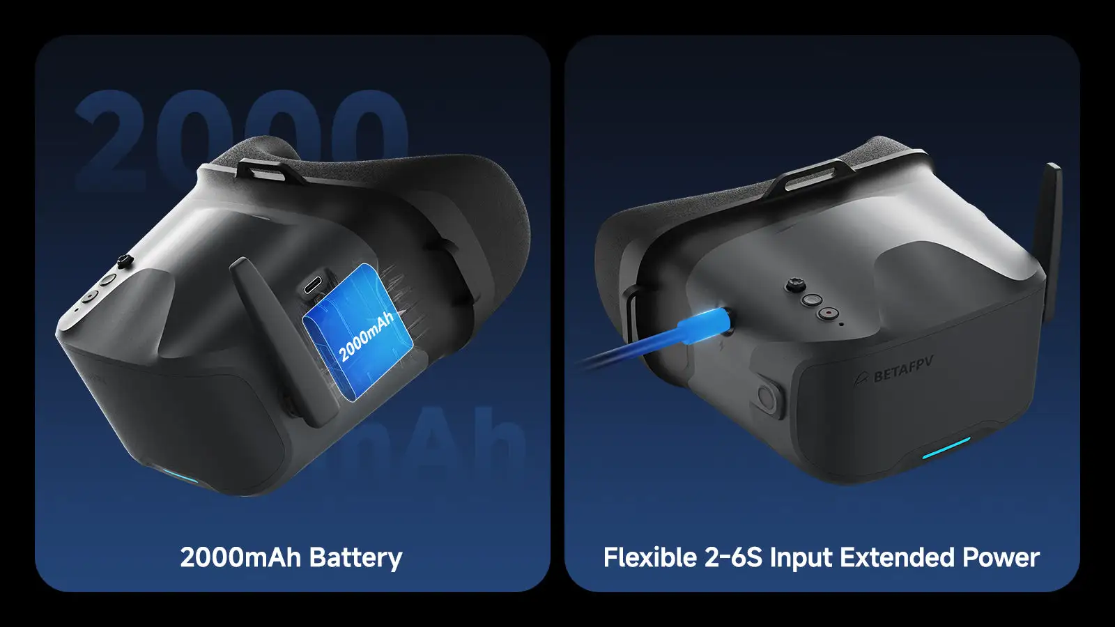 betafpv vr04 fpv goggles highlight