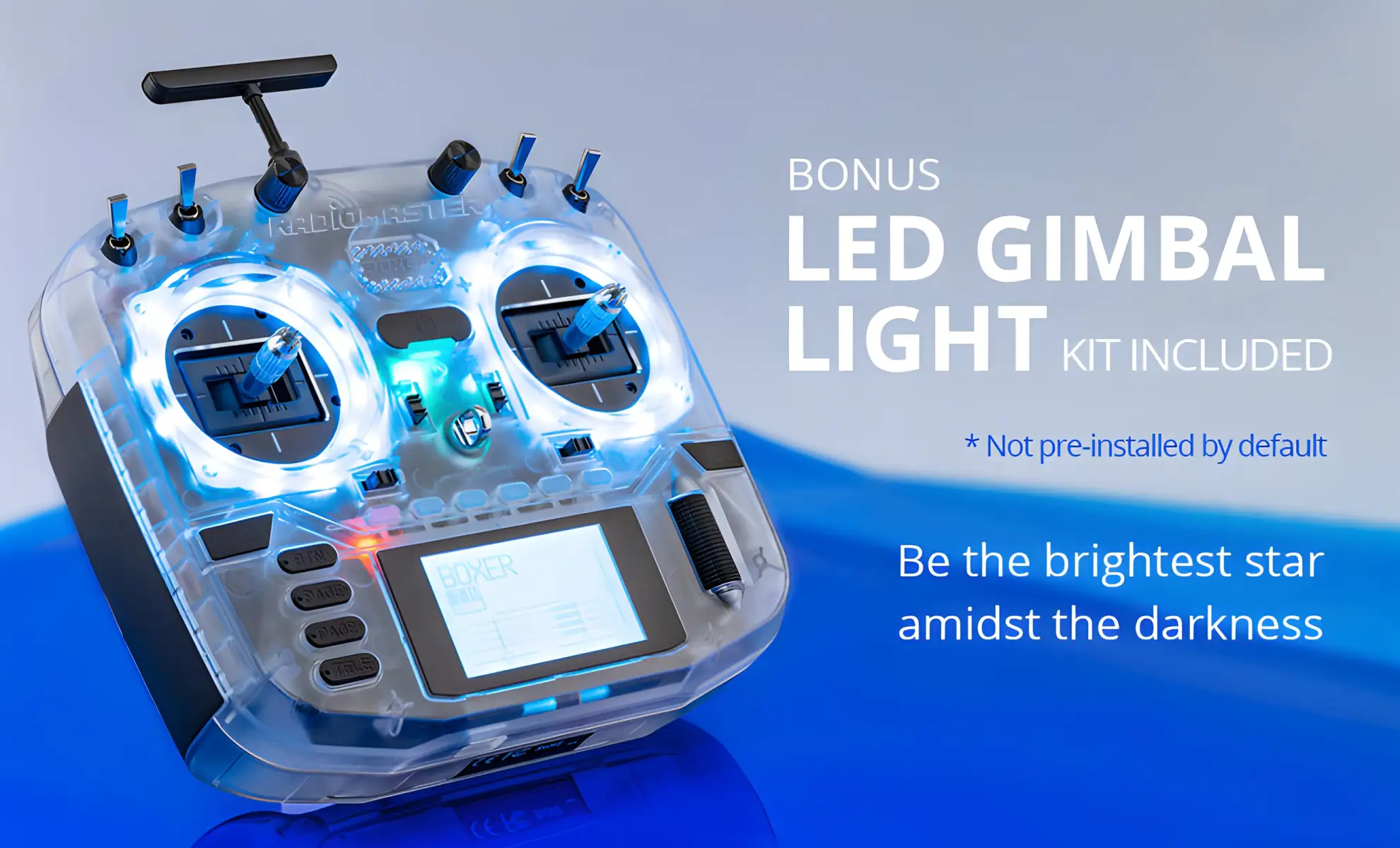 bonus led gimbal light kit included