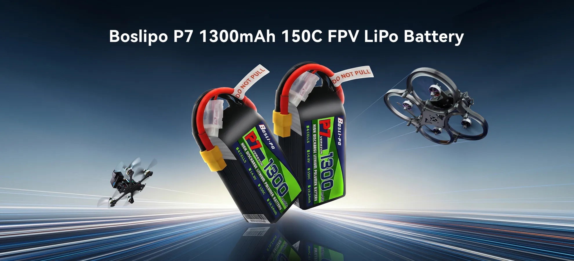 boslipo p7 1300mah 150c 4s6s8s fpv battery pc show