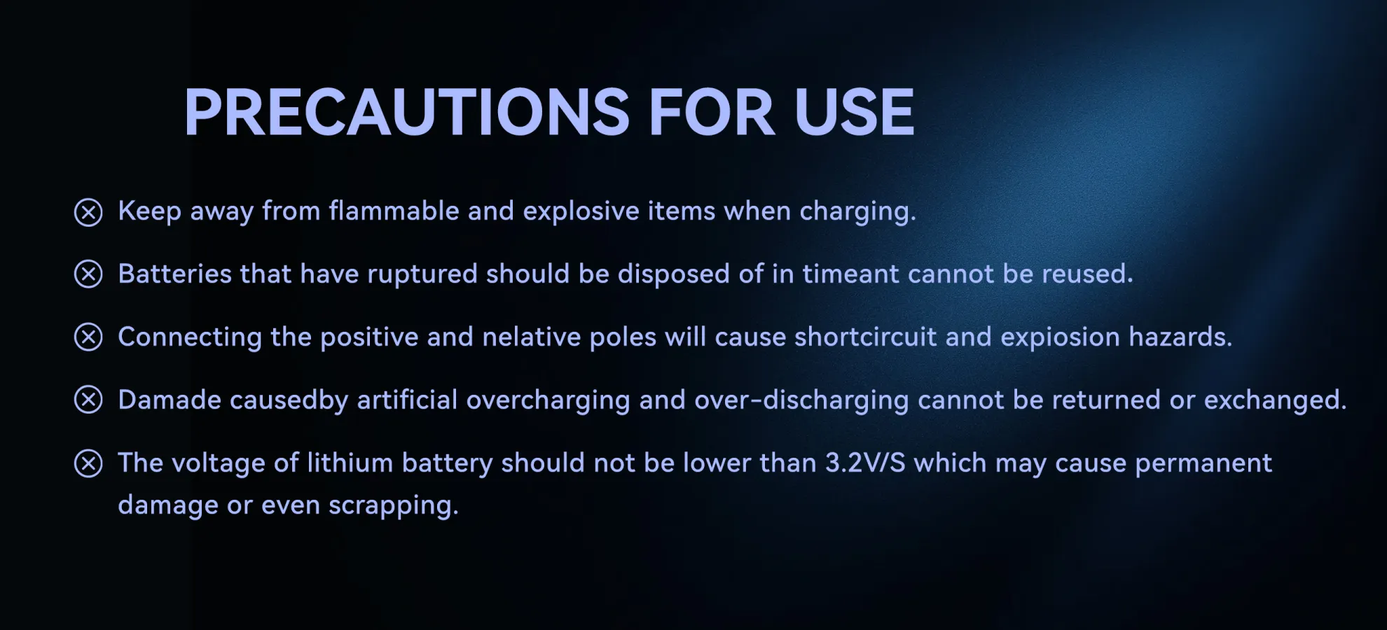 boslipo p7 1300mah 150c 4s6s8s fpv battery precautions for use
